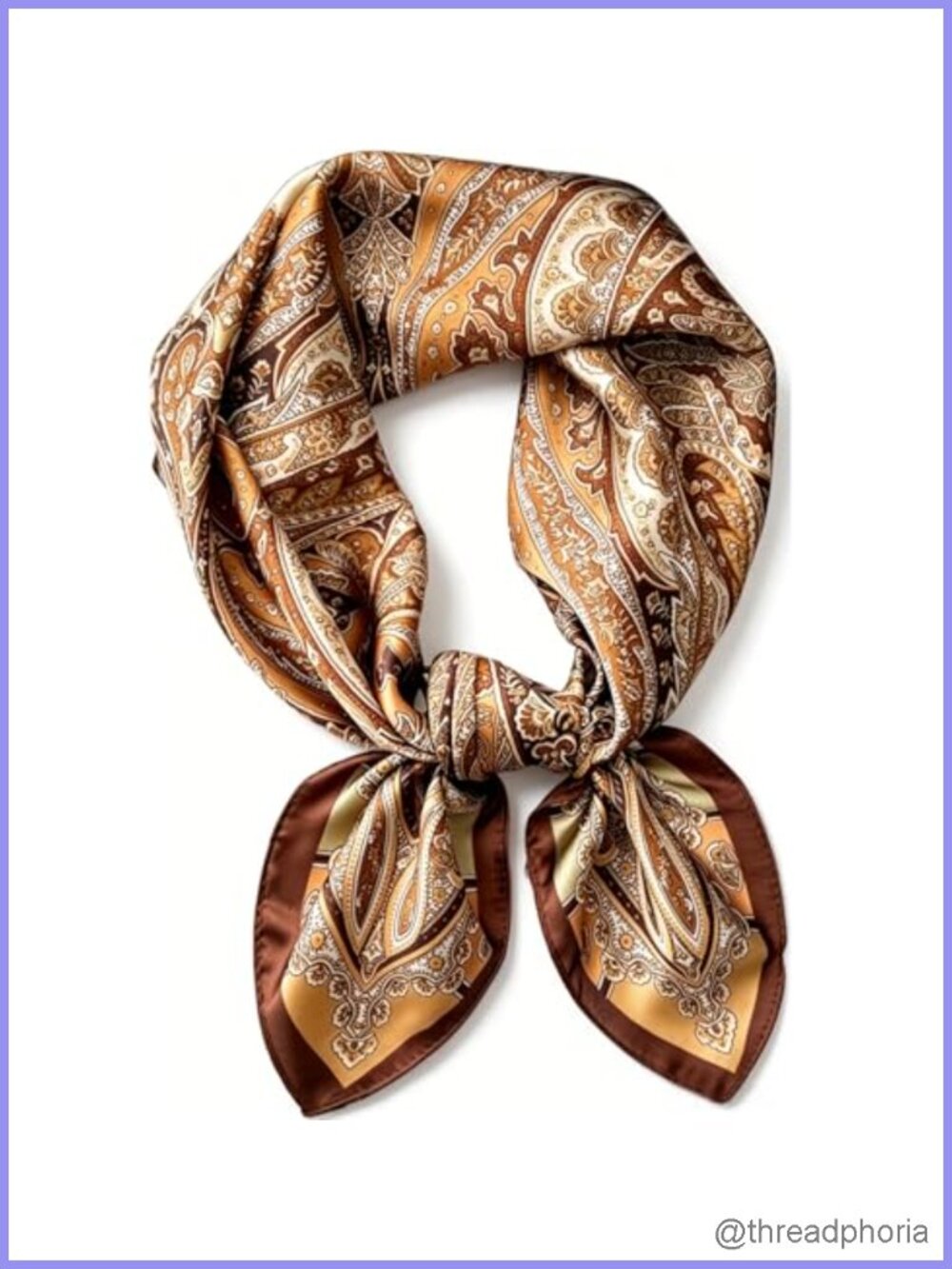 Satin Head Scarf Bandana for Women - Silk Like Fashion Accessory